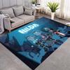 Hilda Cartoon Character Print Area Rug Anti-slip Soft Floor Mat Kids Bedroom Living Room Anime Decor Gift