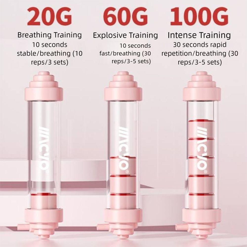 Muscle Trainer Breathing Exercise Device Lung Respirator Deep Breathing Trainer Beginners