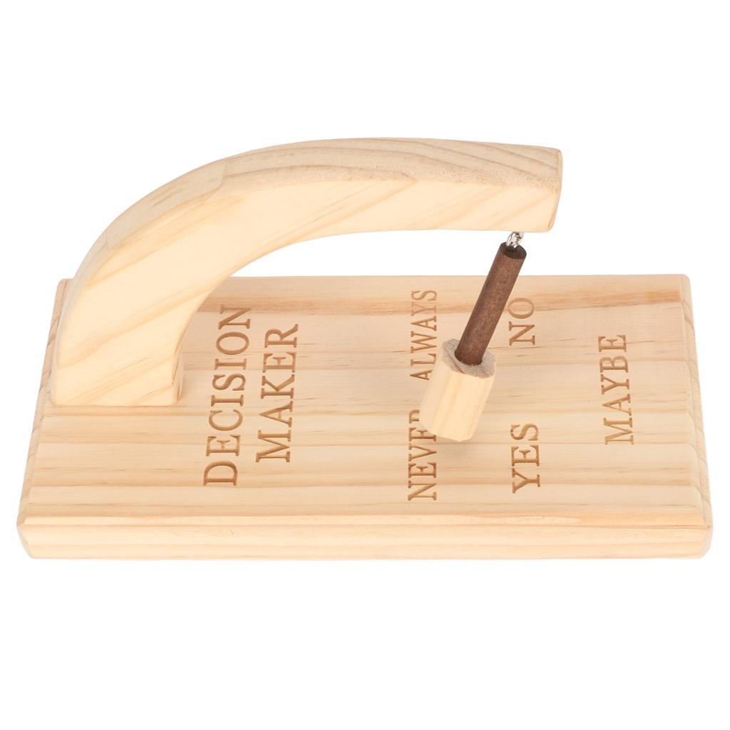 Wooden Magnetic Decision Maker Innovative Oscillating Magnetic Selector Swing To Find Answer for Indecisive Person