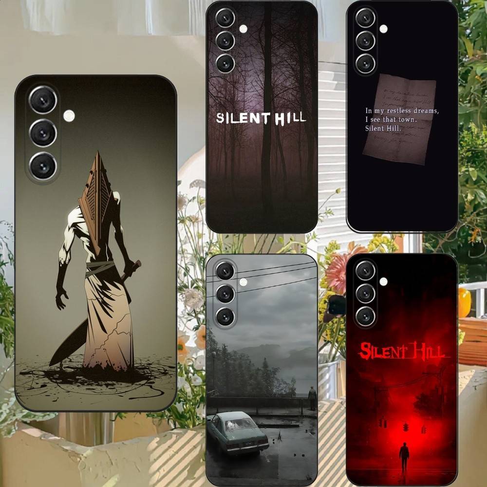Игры ужасов Silent Hill Чехол для телефона Чехол для телефона Для Samsung S25,S24,S21,S22,S23,S30,Ultra,S20,Plus,Fe,Lite,Note,10,5G Черный Чехол