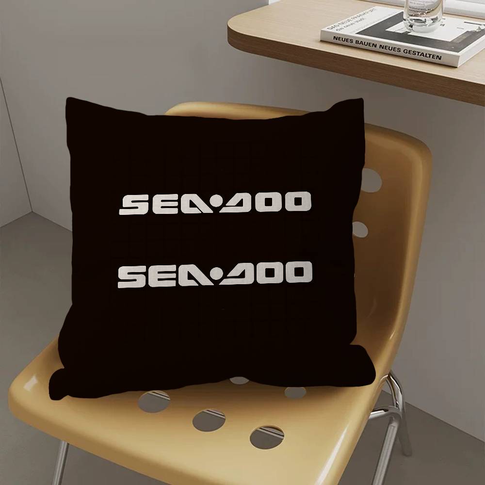 SSea DDoo Seadoo Pillow Gift Home Office Decoration Pillow Bedroom Sofa Car Cushion CoverPillow Case