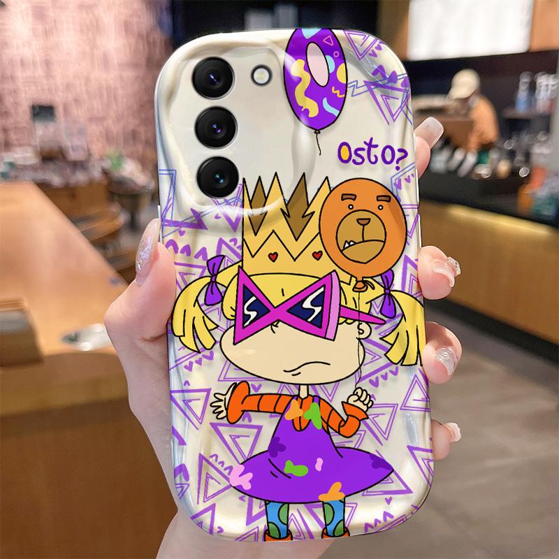 R-Rugrats Wave Case for Samsung Galaxy A36 A35 A34 A33 A32 A31 A30 A20 A24 A23 A22 A21S A20S A16 A15 A14 A13 4G A12 5G Cover