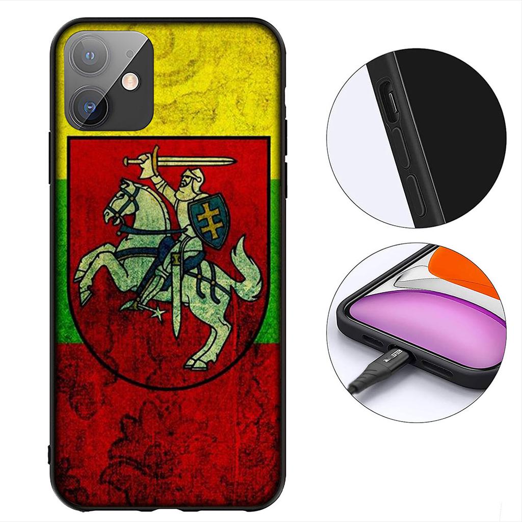 Lithuania Flag Protective Cover for Samsung Galaxy A04 j7 J5 J2 Prime J8 A01 A02 A03 A42 M06 M16 M56 M23 a55 Phone Case