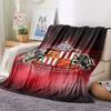 1PC Sunderland Association Football Club Patterned Flannel Blanket Suitable For All Seasons for Home Decor Warmth and Comfort Gifts Holiday Present