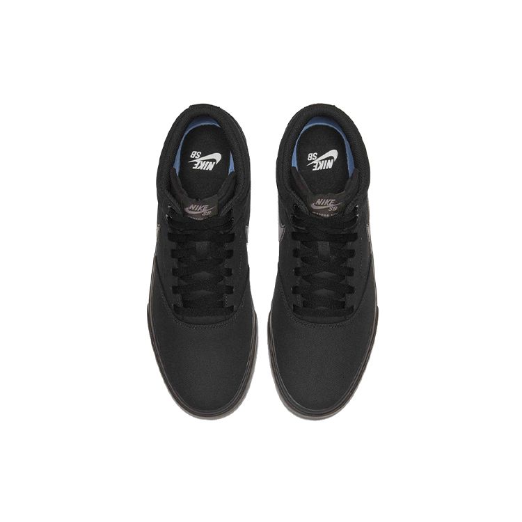 Nike SB Charge Mid Canvas Повседневные Нескользящие Прочные Амортизирующие Полувысокие Кеды для Скейтбординга Мужские Кроссовки Черные CN5264-002