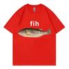 Funny Fih Fish Meme Tshirts High Quality Fashion Short Sleeve T Shirts Men Women Casual Loose Cotton Tshirts Summer Streetwear