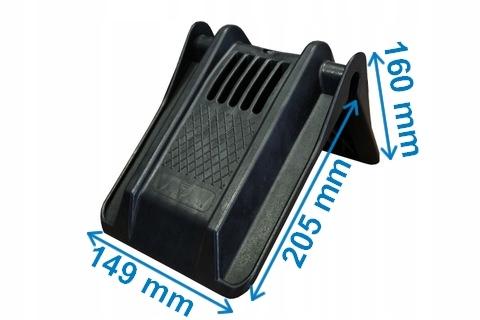 Corner Protector Large Black 205X160Mm
