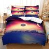 Комплект постельного белья с цифровой 3D-печатью, пододеяльник и наволочка с пейзажами звездного неба, односпальная двуспальная кровать, полноразмерное постельное белье для спальни, украшение дома