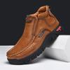 2025 New Large-Size Men's Martin Boots: Outdoor Leather Short Casual Shoes