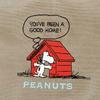 Женская сумка-тоут ROOTOTE Снупи, формат А4, с вышивкой, IP Medium, 2-в-1, Peanuts-0J 8441 (02 Хаки)