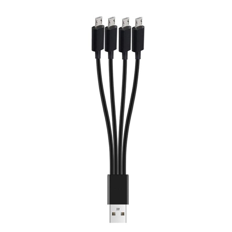 150cm 4 Port Micro USB to USB Splitter Charging Cable For Huawei Samsung Xiaomi Smartphone Tablet