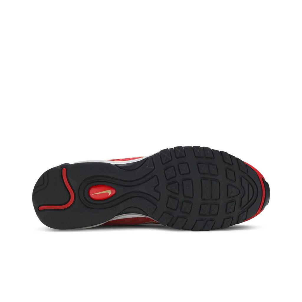 Nike Air Max 97 QS 'Olympic Rings - Red' (Unisex) Challenge Red / Metallic Gold Running Shoes CI3708 600