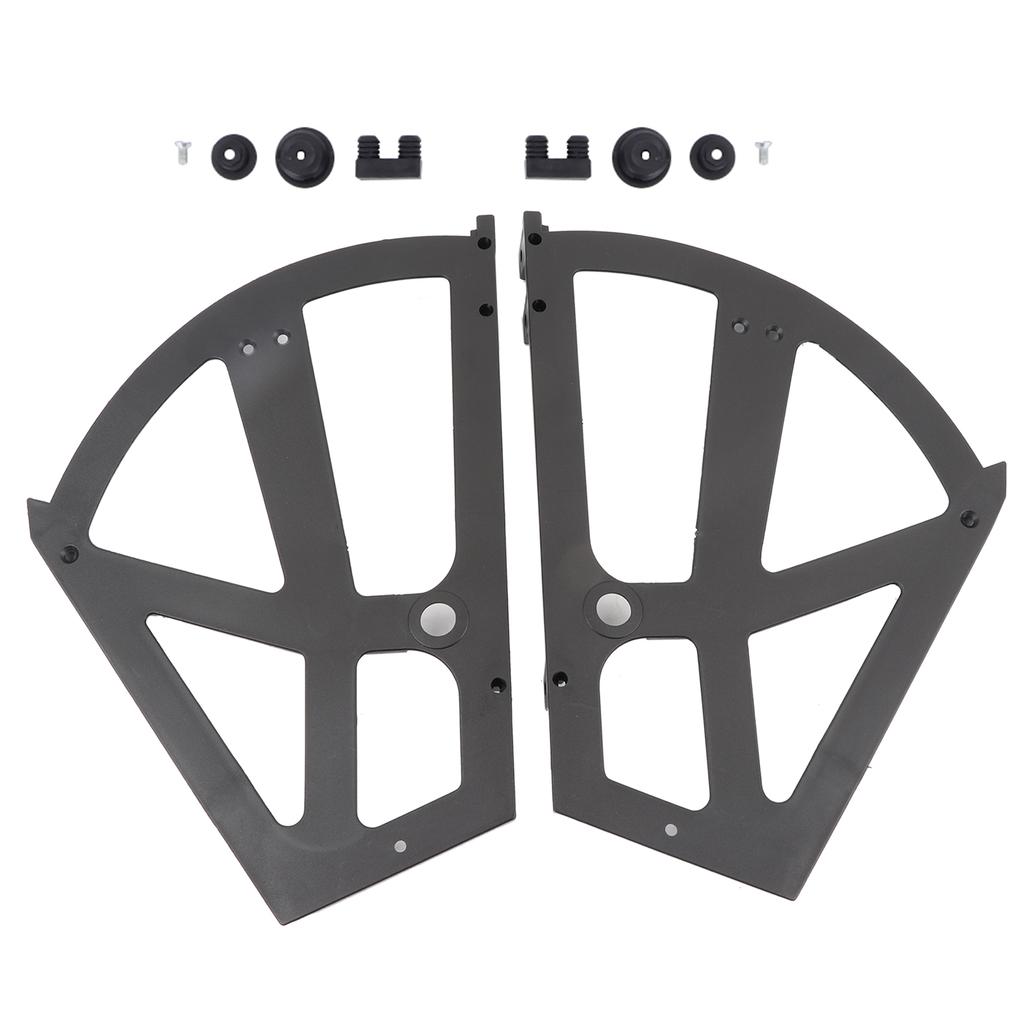 Home Plastic Hollowed Two Layers Shoe Cabinet Shelf Rack Holder Hinges Accessory