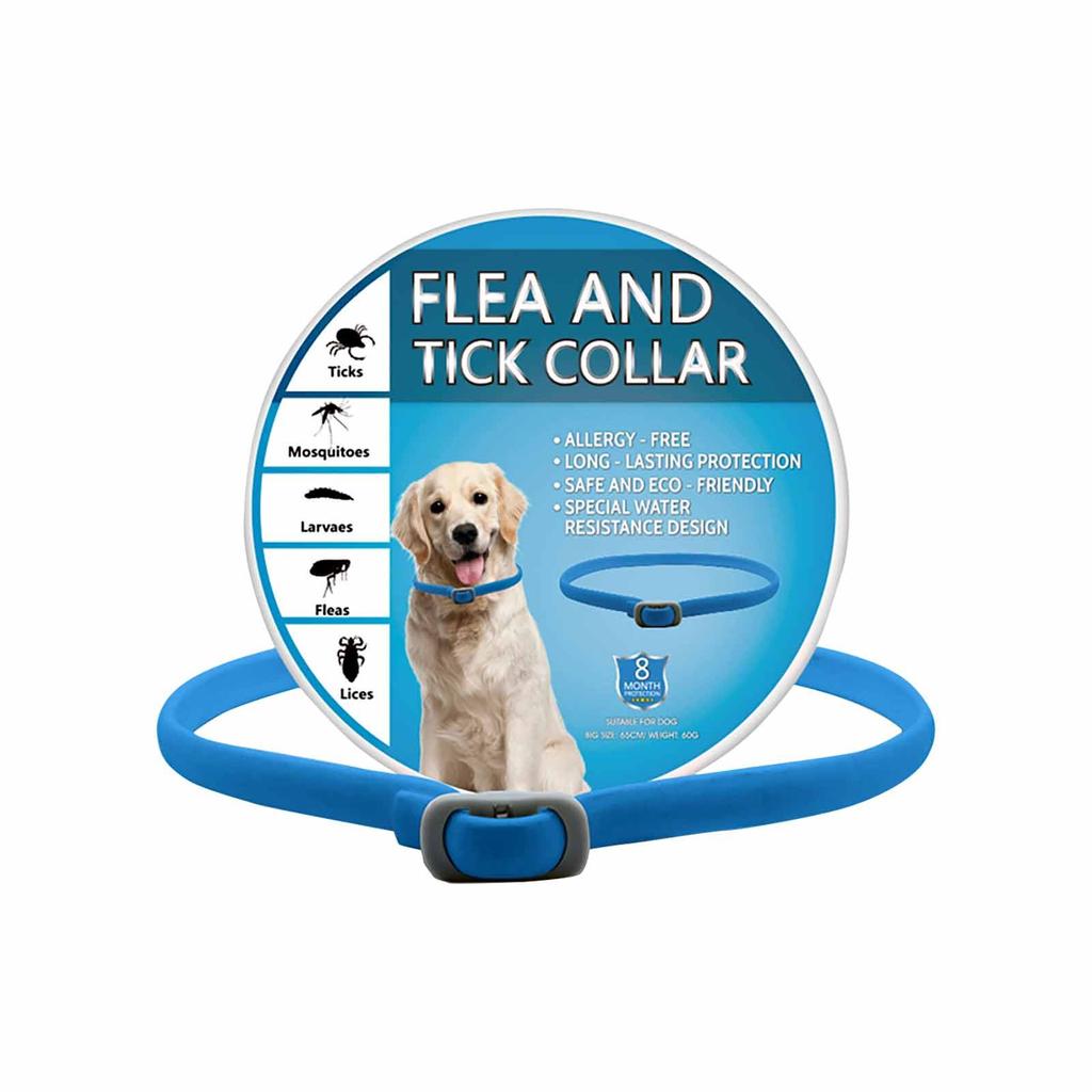 Ошейник от клещей для собак – эффективный против – водонепроницаемый и регулируемый Tick с натуральными ингредиентами