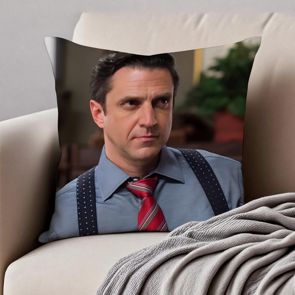 RRafael Barba Cushion Cover Pillowcase Antidustmite Invisible Zipper Short Plush Sofa Cushion