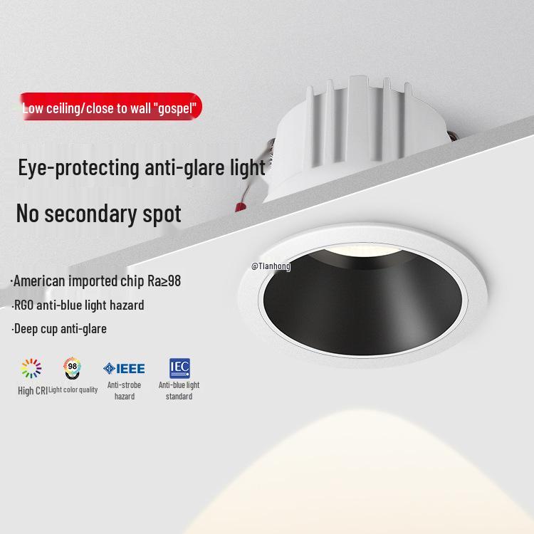 Recessed Downlights & Ceiling Spotlights for Living Room - Small Hill Wall Wash Lights