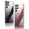 Полная защита камеры Силиконовый прозрачный чехол для Samsung Galaxy S23 S22 S21 Ultra Plus S20 FE Ультратонкий мягкий чехол на заднюю панель