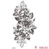 1PCS Waterproof Tattoos Temporary Tattoo Sticker Flowers Rose Body Tattoos for Women Art Arm Hand Tattoos Wolf Tiger Lion Painting Tatoos