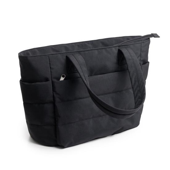 Женская сумка через плечо, стеганая сумка-тоут, большая вместимость, легкая, водонепроницаемая, с несколькими карманами, сумка для ноутбука, для работы, путешествий, спортзала