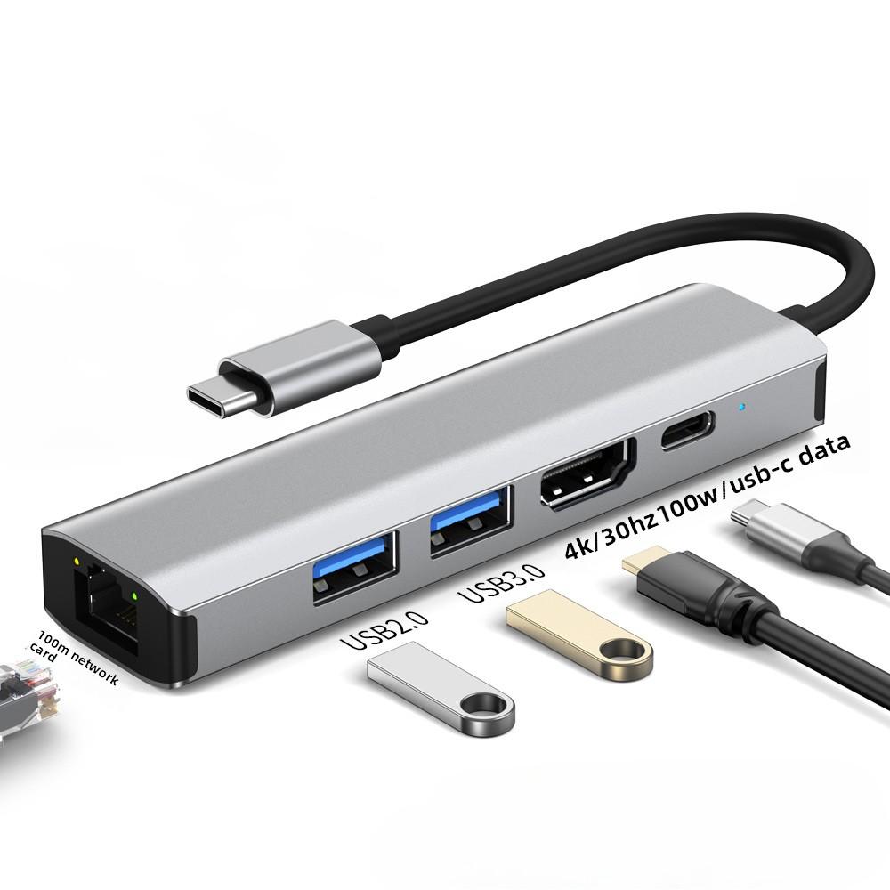 Адаптер USB C к RJ45 Ethernet 100 Мбит/с Type C к сетевому LAN-конвертеру для ноутбука ПК MacBook
