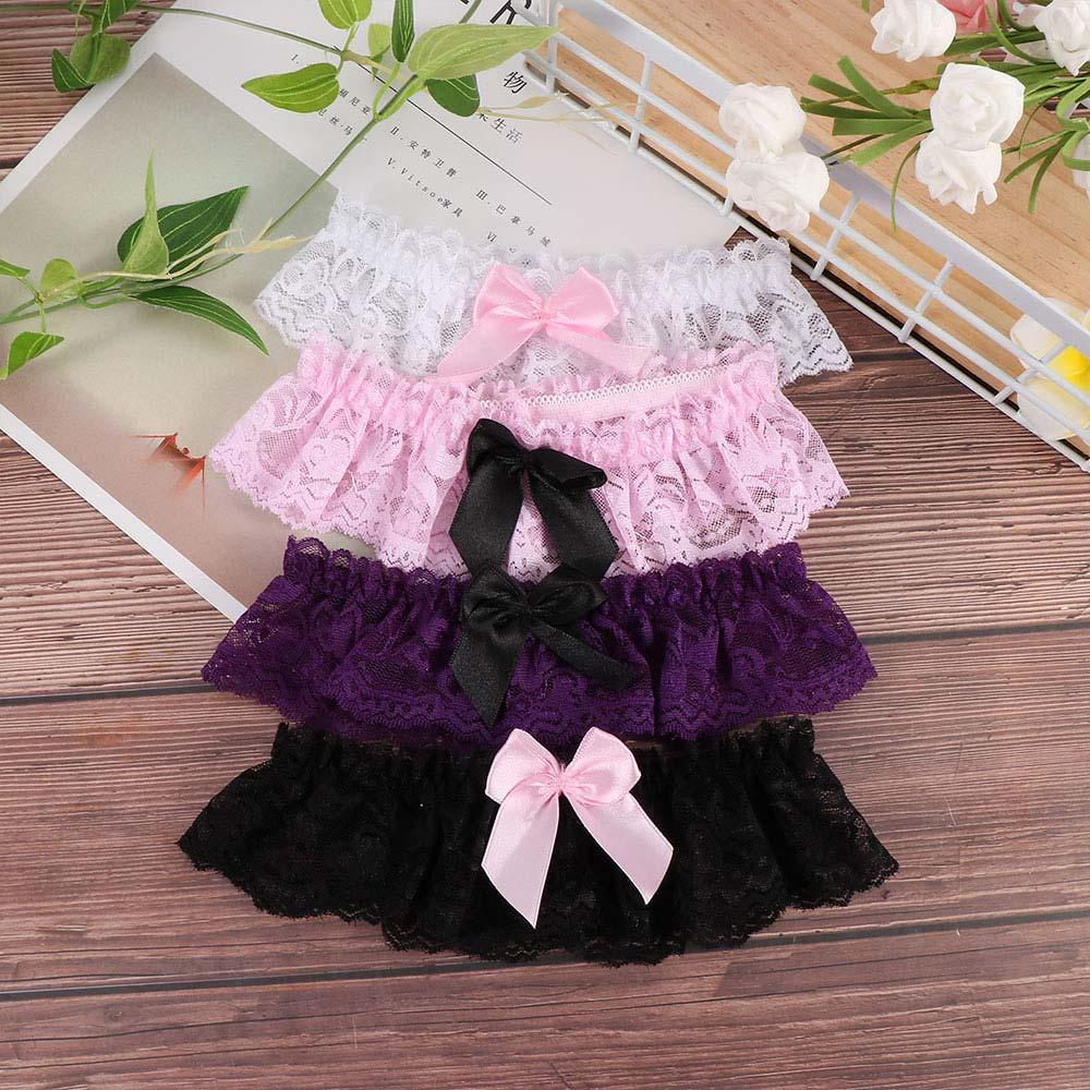 Lady Party Floral Bow Cosplay Thigh Garter Belt Leg Ring Sexy Lace Bowknot