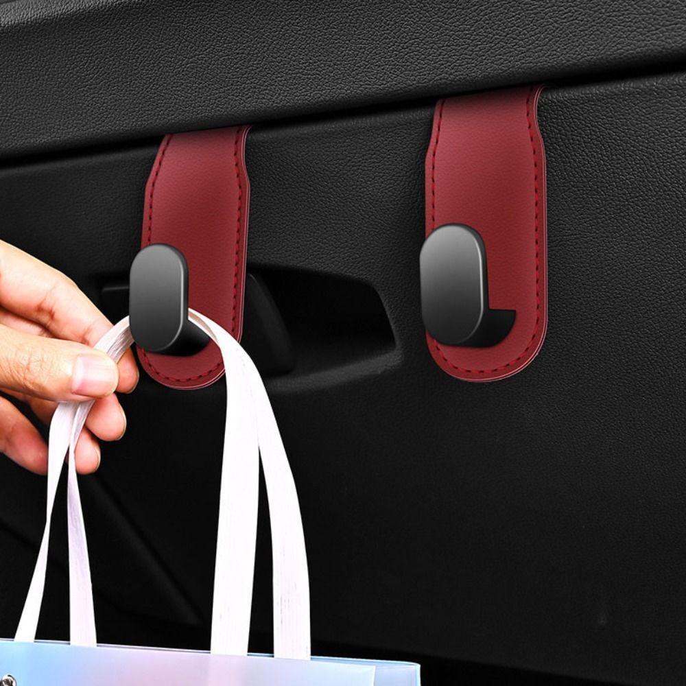 Space-Saving Car Hanging Hook Foldable Seat Back Hanger Convenient Car Glove Box Hook Storage