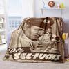 1pc John Wayne and the Western Cowgirl blanket, al season lightweigh Poster blanket home office outdoor nap multifunc Poster blanketional blanket