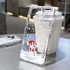 Чехол для телефона с принтом рождественской елки, противоударный. Для iphone17 16 16pro 15 14 13 12 11 pro max 7 8 plus. Прозрачный силиконовый мягкий чехол