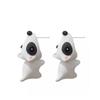 Shark Pig Temperament Women Jewelry Korean  Earrings Cartoon Stud Earrings 3D Animal Bite Earring