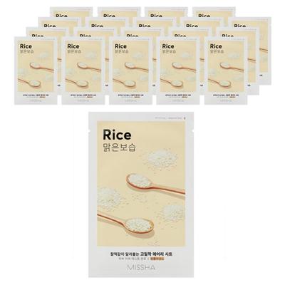 Маска-пленка Airy Adhesive Sheet Mask, рис, 1 упаковка, 20 шт.
