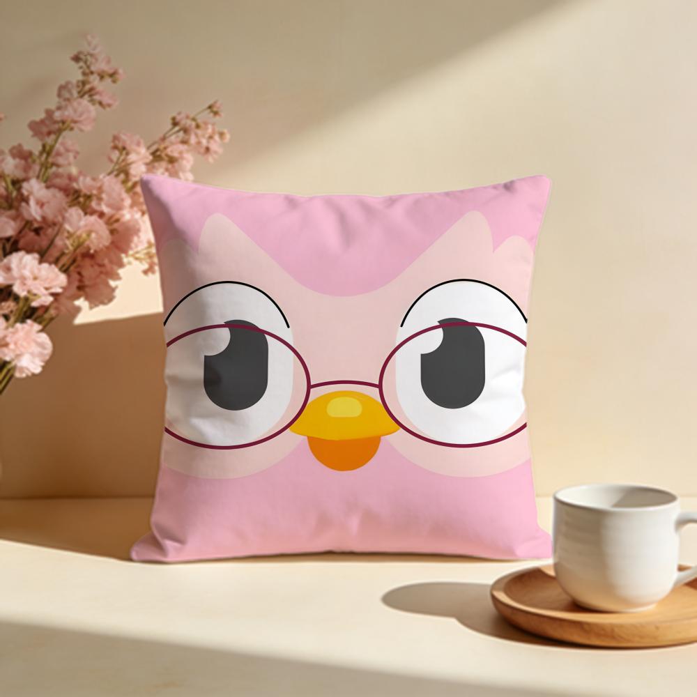 Fashion DDuolingoful Cushion Cover Stylish Washable Pillow Cover Ideal for Couch Bedroom Car Decoration