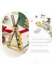 100ml Christmas Tree Home Fragrance Flameless Aromatherapy Essential Oil Jasmine Scented with Rattan Room Air Freshener Decor
