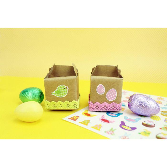 MégaCréa DIY - Gommettes Pâques de 1 à 3,5 cm 106 pièces