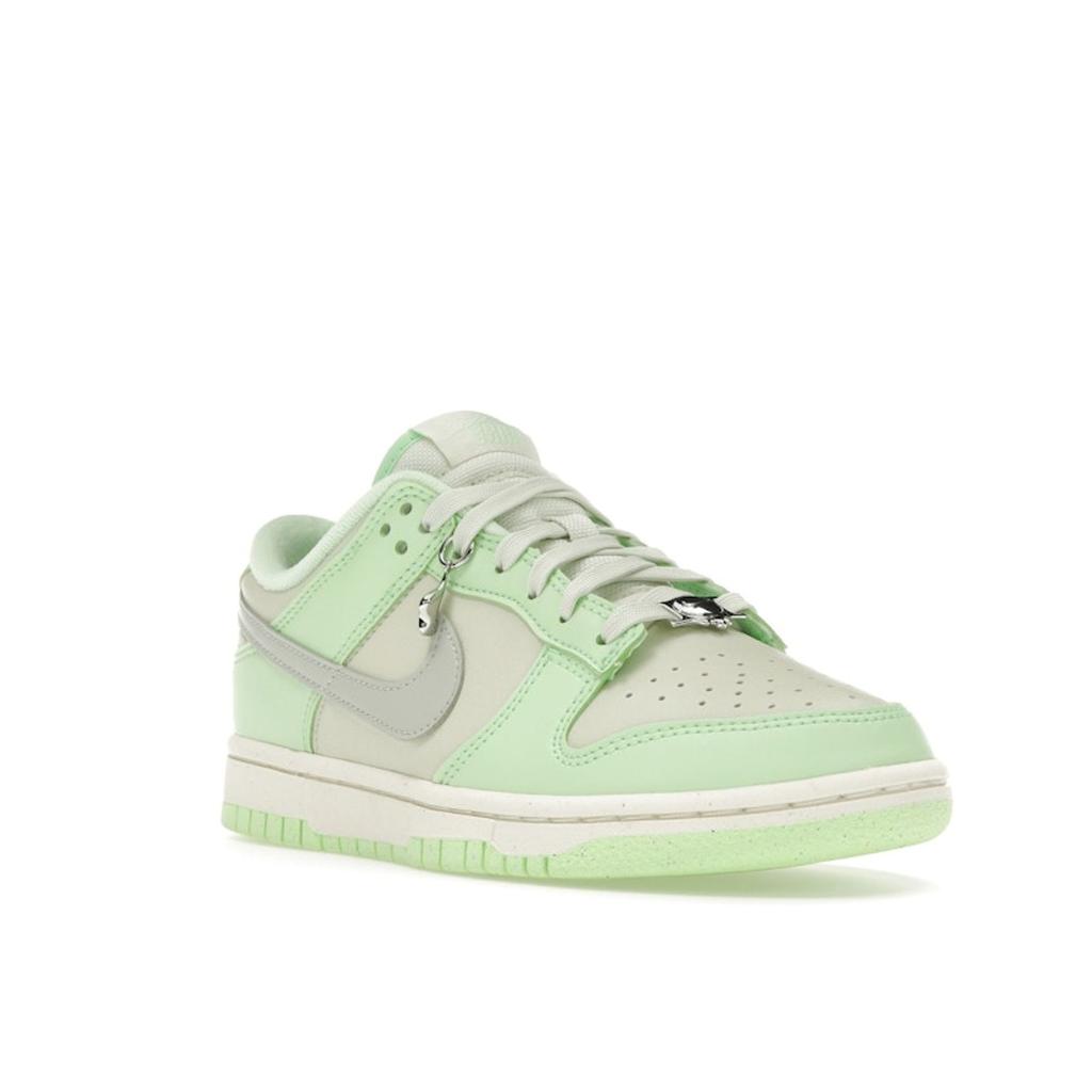 Nike Dunk Low Next Nature Sea Glass Женские кроссовки Зеленые светло-серебристые Vapor-Green FN6344-001