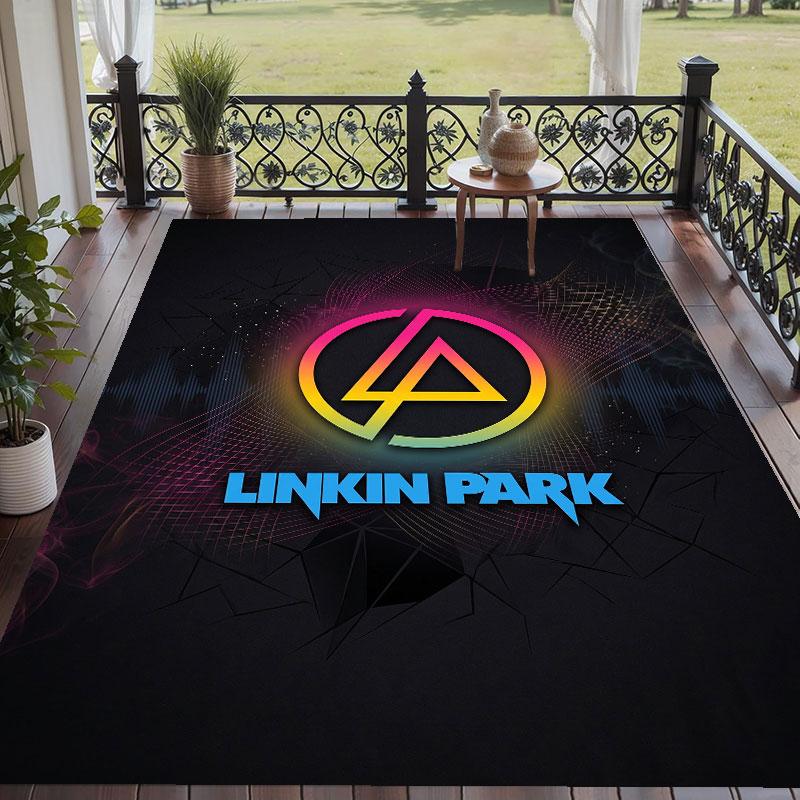 Мягкий ковер на пол с узором Linkin Park, ковер для гостиной, декоративный коврик для украшения комнаты