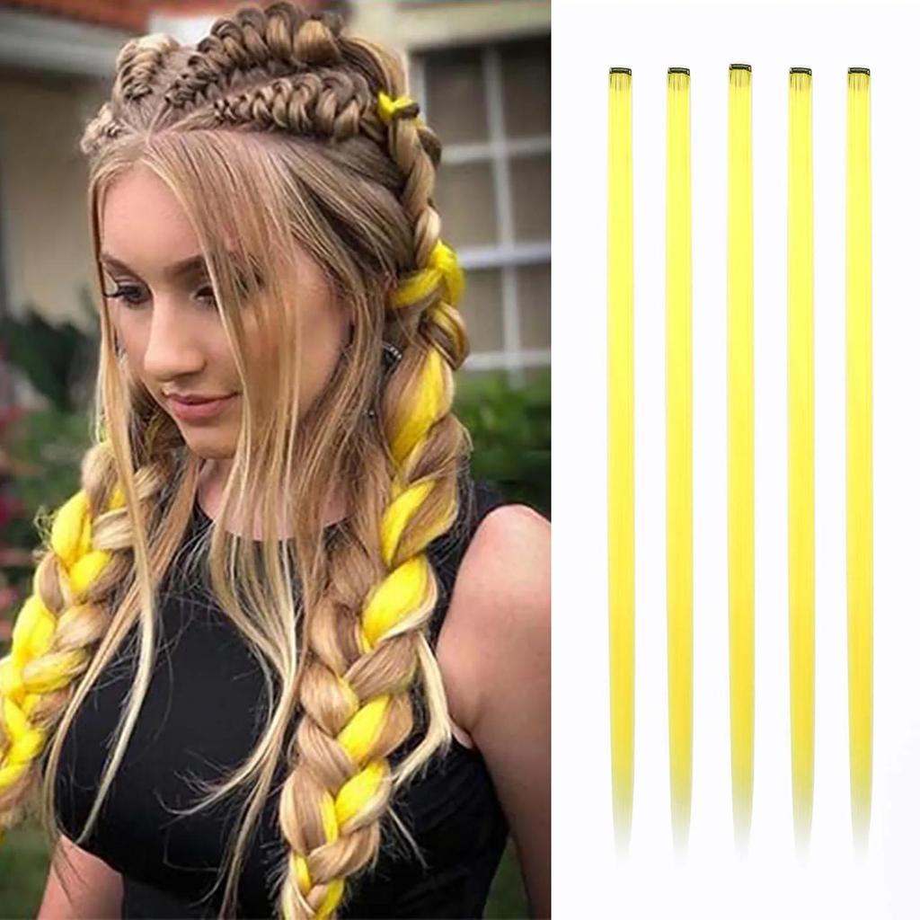 ALAN EATON 22 дюйма 5 шт./упак. блестящие волосы для наращивания на клипсе в радужной блестящей блестящей мишуре для волос термостойкие блестящие наращивание волос