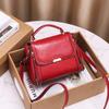 New Summer Handbag Small Square Bag Korean Quality Leather Women's Bag Large Capacity Ladies Shoulder Bag