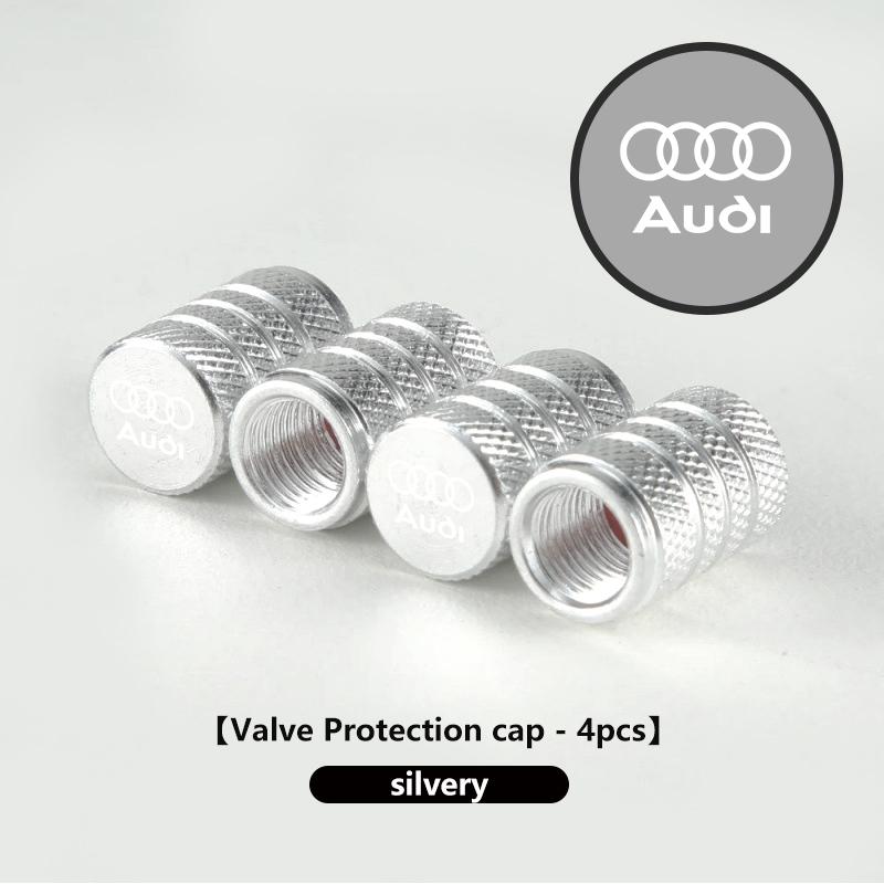Car Wheel Tire Air Valve Cap Stem Cover Logo Auto Accessories For 32s Sline A4 B6 B8 S1 S2 S4 S5 S6 A1 A3 A6 C5 A5 A8s32