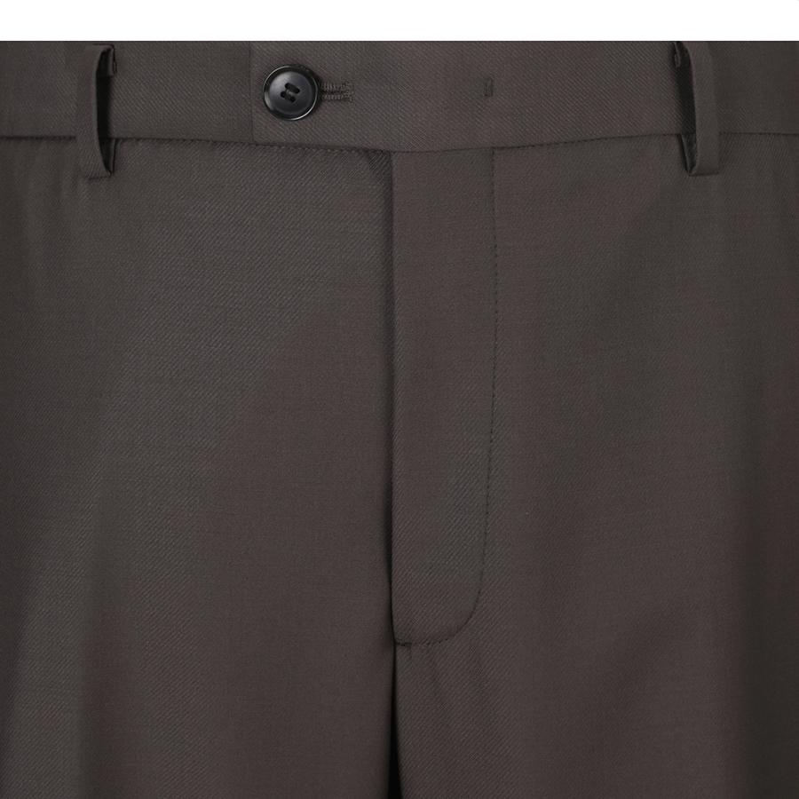 SIEG Коричневые брюки для костюма из шерсти Regular Fit (Pgpab2206)