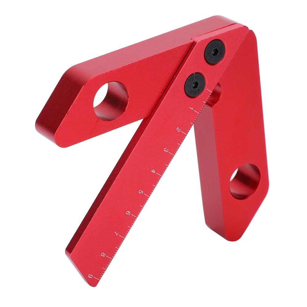 Aluminum Alloy Center Finder Scriber 45/90 Degree Woodworking Center Scribe For Carpenter