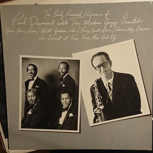 Виниловая пластинка PAUL DESMOND THE MODERN JAZZ QUART Единственное записанное выступление Pa FINLP6050 Finesse Records 1981 Великобритания Джаз Б/у