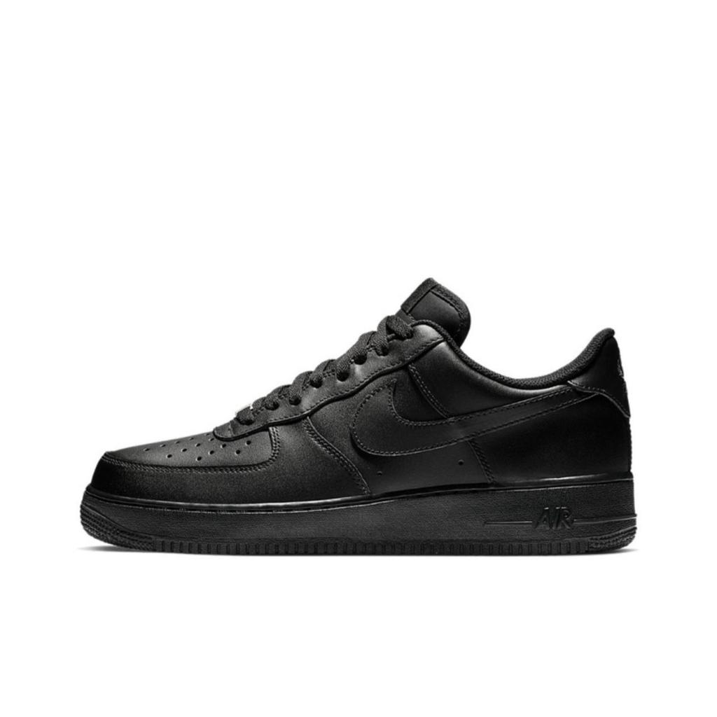 Nike Air Force 1 Versatile Low top Skateboard Shoes Unisex Black White CW2288-001(Team-1098)-Random packaging bags