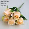Silk Fake Flower Bouquet for Living Room or Dining Table Decor - Plastic Dried Flower Bonsai Ornaments