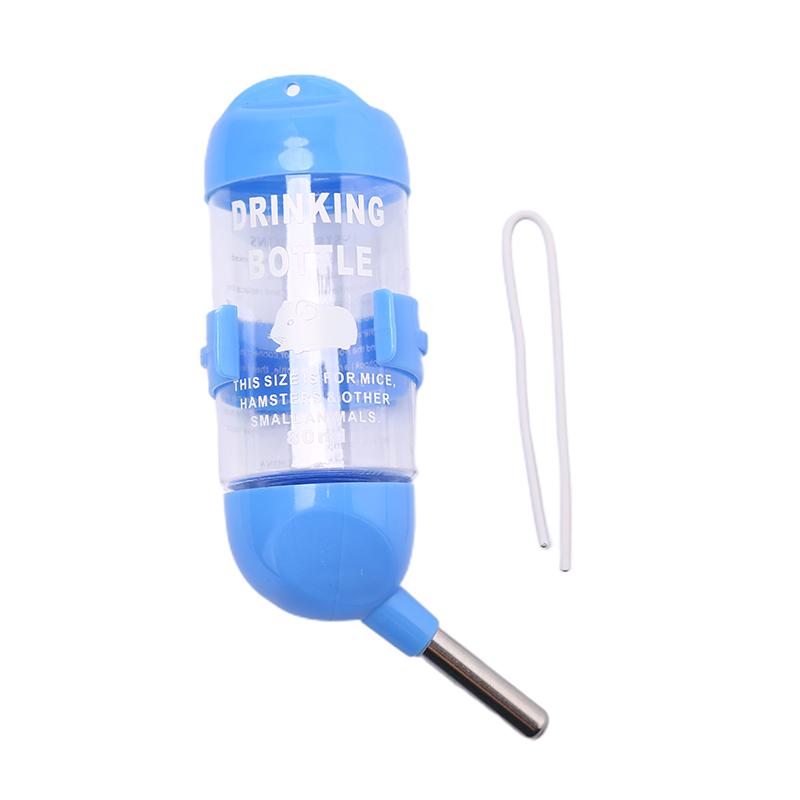 80 мл пластиковая поилка для хомяков бутылка-дозатор для воды подвесная бутылка для питья для домашних животных