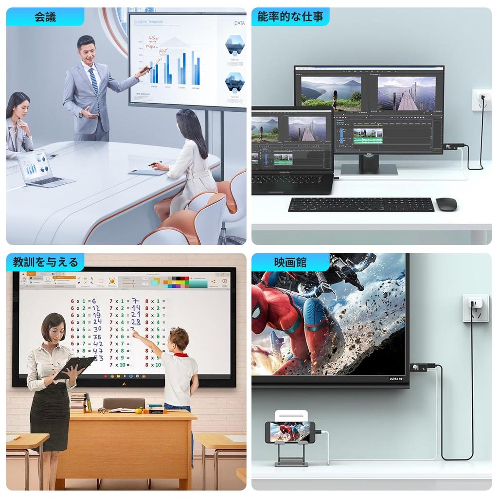 Switch Dock Genuine Direct TV Output HDMI Switch 4K 1080 C PD TV Output Multifunctional Adapter Small Size No Delay Travel Business Trip Portable