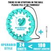 Утяжеленные обручи Hula Circle для взрослых, обруч Infinity Fit для похудения, большие размеры Hoola Hoop для женщин и начинающих