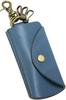 Navy Tochigi Leather Key Case Key Case Men Women Smart Key Case Popular Brand Compact Luxury Car Expensive Leather Key Case Smart Key Brand Key Case