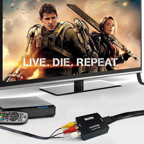 Конвертер RCA AV в HDMI Высокое качество HD 1080P Адаптер AV2HDMI для ТВ PS3 PS4 ПК DVD Xbox Проектор Конвертер RCA в HDMI