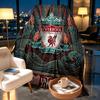 Liverpool Football Club Print Blanket - Soft & Comfortable, for Bedroom, Travel, Sofa, Home Decoration - Birthday Christmas Gift for Friend