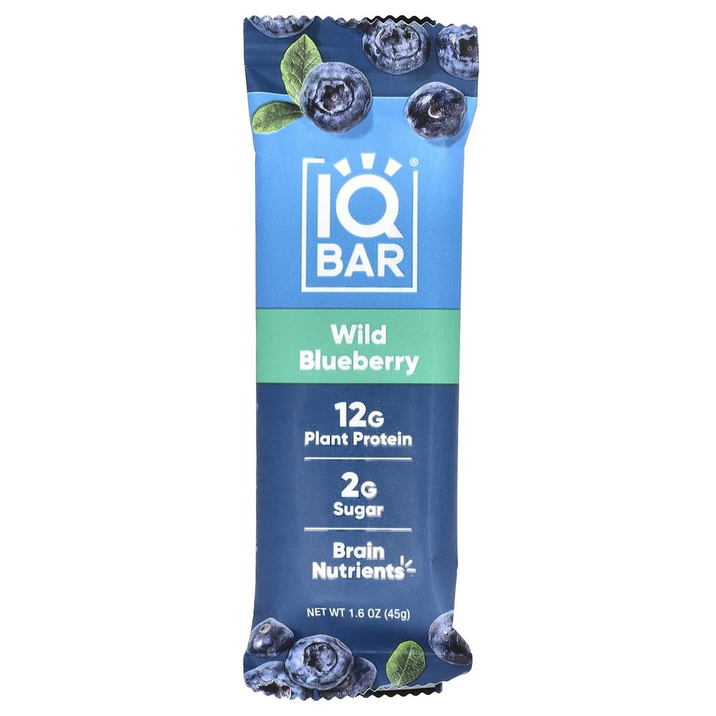 Plant Protein Bar, Wild Blueberry, 12 Bars, 45G (1.6Oz) Each